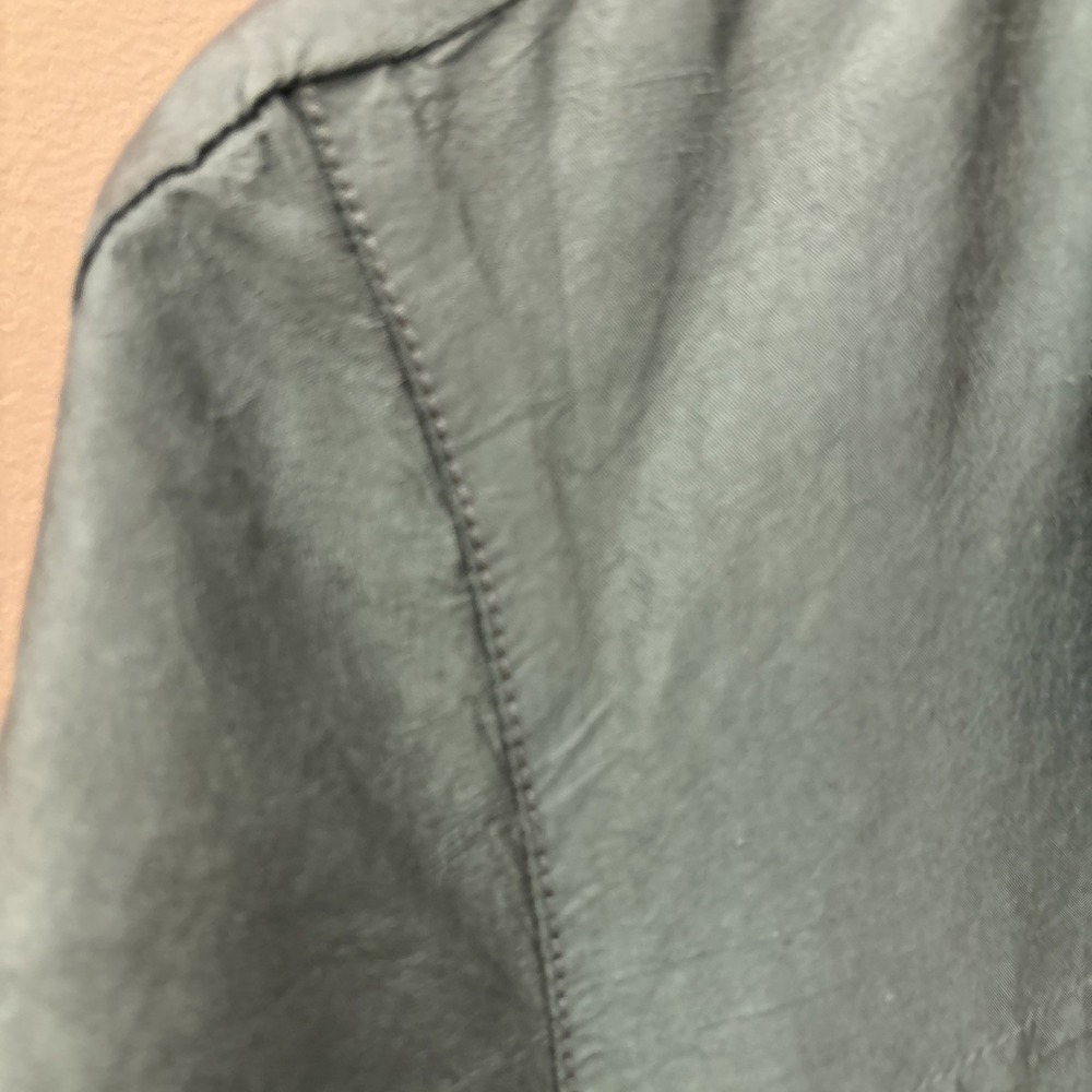 Nic & Zoe Silk Jacket Women's L Sea Green Jacket Button Up Pockets Braid Tassels - Picture 6 of 16